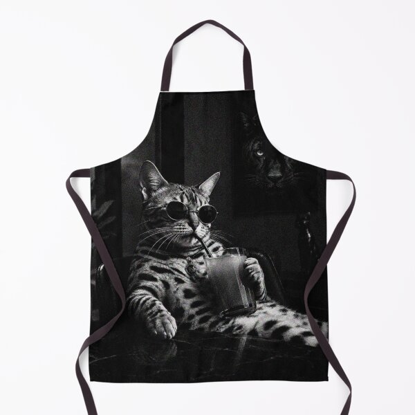 Item preview, Bengal Cat In His Aura – Cool Cat With Sunglasses and Juice designed and sold by minstore.
