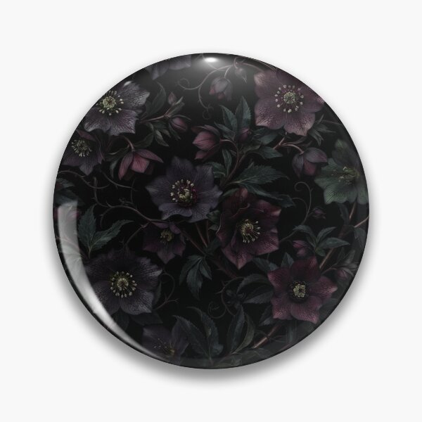 Item preview, Dark Moody Floral Botanical Dark Academia Pattern designed and sold by Owcomm.