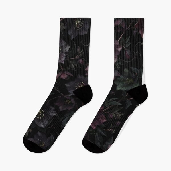 Item preview, Dark Moody Floral Botanical Dark Academia Pattern designed and sold by Owcomm.