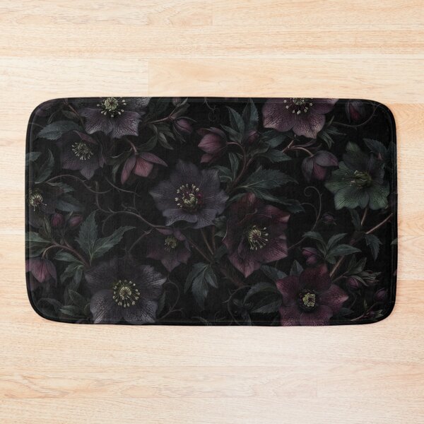 Item preview, Dark Moody Floral Botanical Dark Academia Pattern designed and sold by Owcomm.