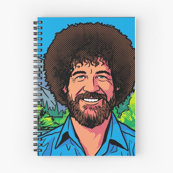 Item preview, Pop Art Bob Ross Retro Comic Mountain Scene designed and sold by Terry Bain.