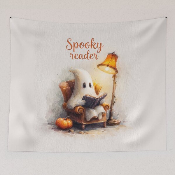 Item preview, Spooky Reader Ghost designed and sold by Helenaphotoart.