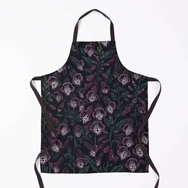 Item preview, Dark Purple Foxglove Botanical Floral Pattern designed and sold by Owcomm.