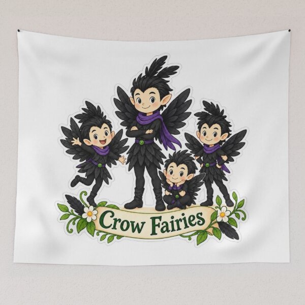 Item preview, Crow Fairies designed and sold by MerchByEricaLiv.