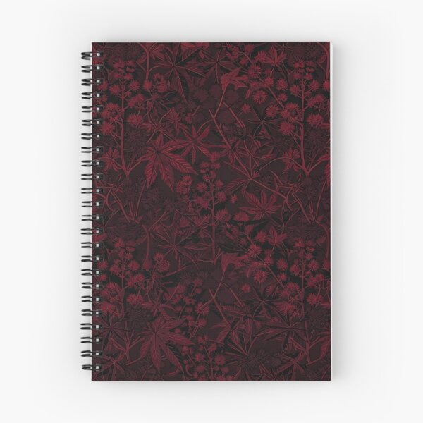 Item preview, Dark Red Botanical Floral Seamless Pattern designed and sold by Owcomm.