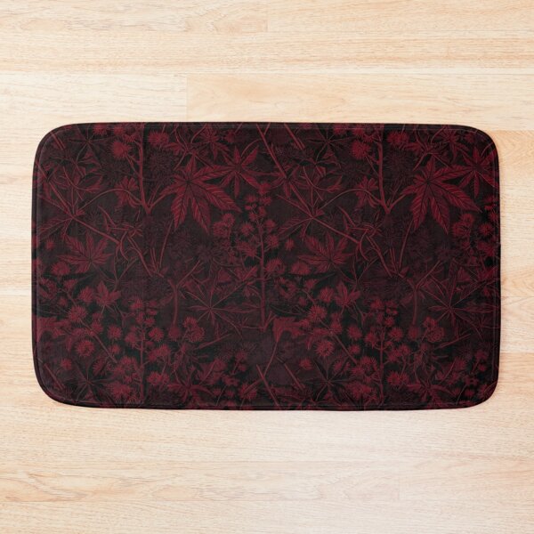 Item preview, Dark Red Botanical Floral Seamless Pattern designed and sold by Owcomm.