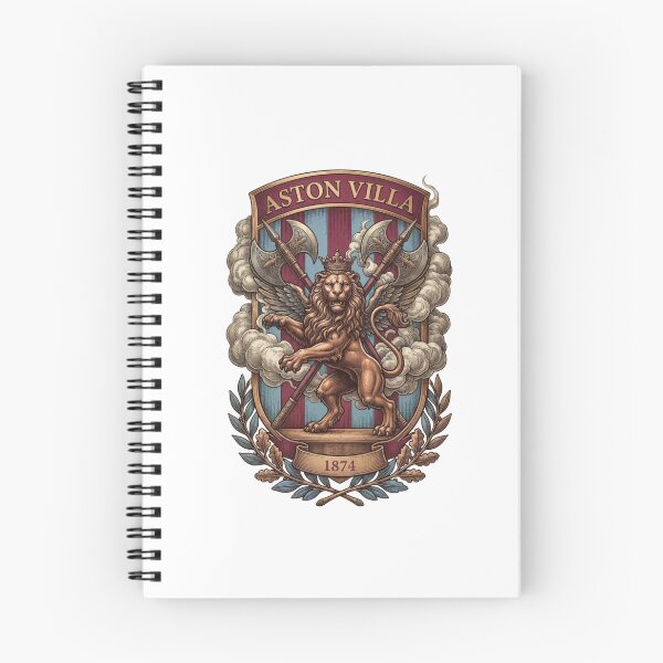 Item preview, Aston Villa Medieval Winged Lion Crest 1874 designed and sold by annaarthk.