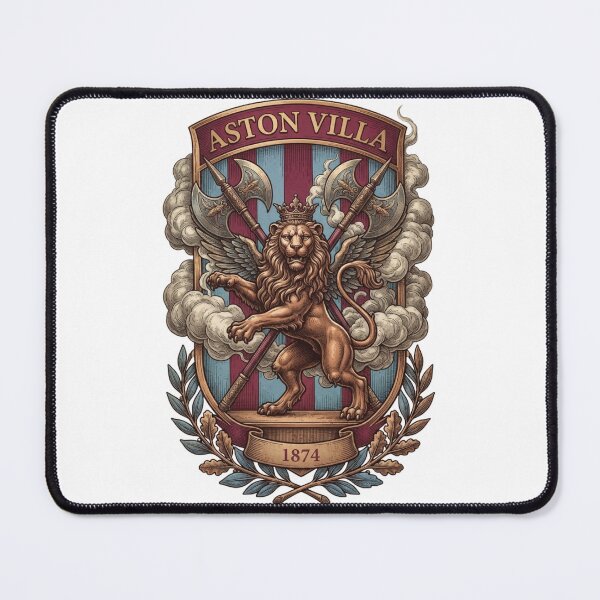 Item preview, Aston Villa Medieval Winged Lion Crest 1874 designed and sold by annaarthk.