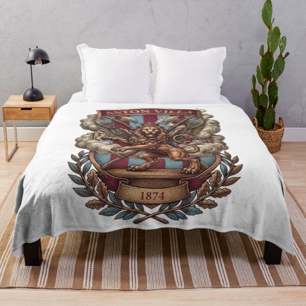 Item preview, Aston Villa Medieval Winged Lion Crest 1874 designed and sold by annaarthk.