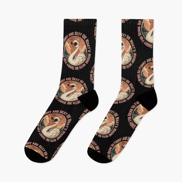 Item preview, Sorry for Being So Funny and Sexy IDK Whats Wrong with Me designed and sold by tellia-kallisto.