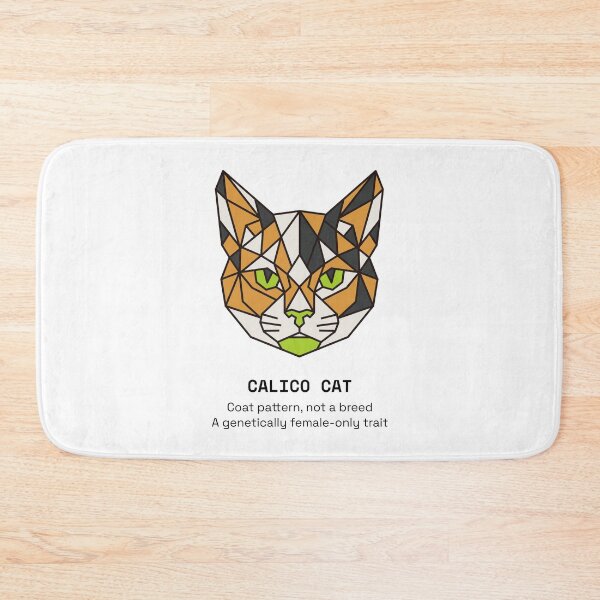 Item preview, Geometric Calico Cat designed and sold by AnimalsKnowAll.
