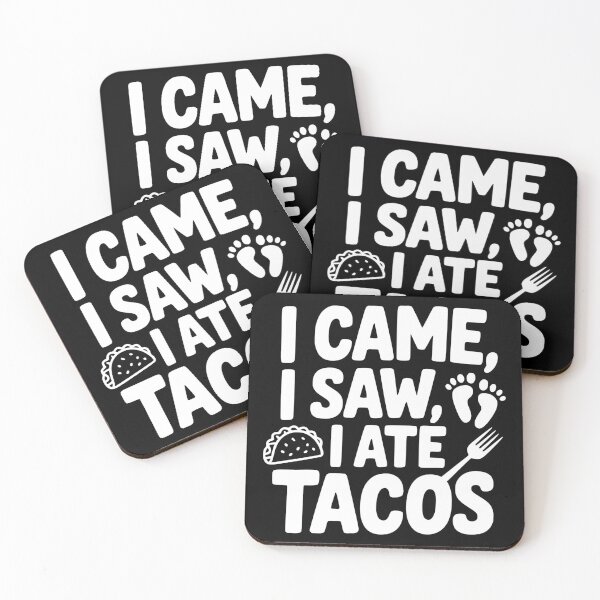 Item preview, I Came I Saw I Ate Tacos designed and sold by theartfulaspie.