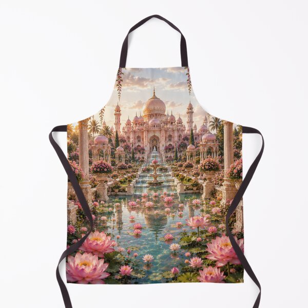 Item preview, Pink Lotus Palace Garden designed and sold by AnjaSarahArt.