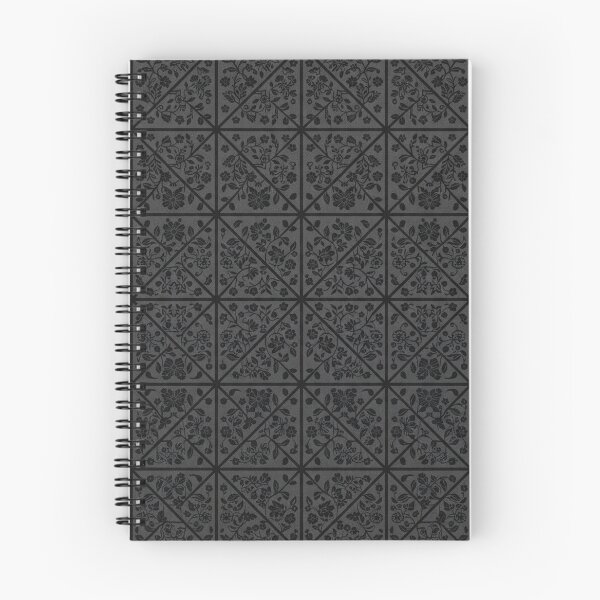 Item preview, Dark Floral Geometric Grid Pattern Elegance designed and sold by Owcomm.
