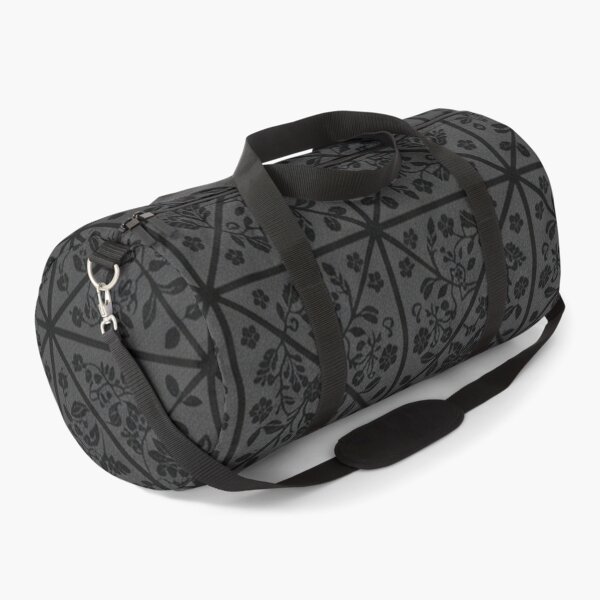 Item preview, Dark Floral Geometric Grid Pattern Elegance designed and sold by Owcomm.