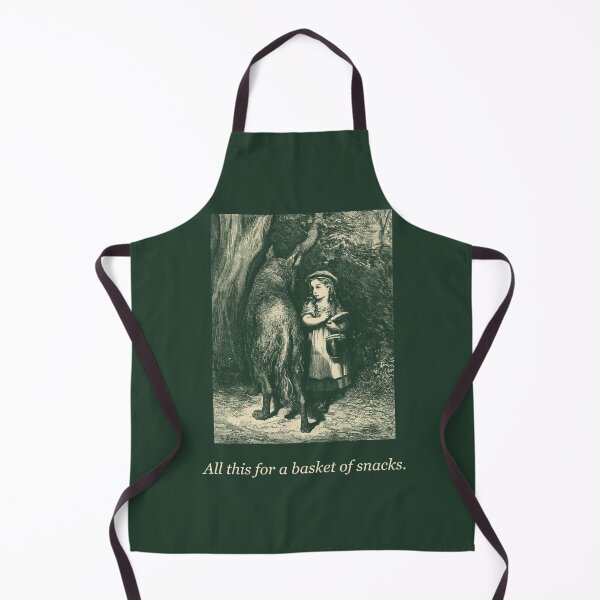 Item preview, All This For a Basket of Snacks — Vintage Red Riding Hood Tee designed and sold by Core-E.
