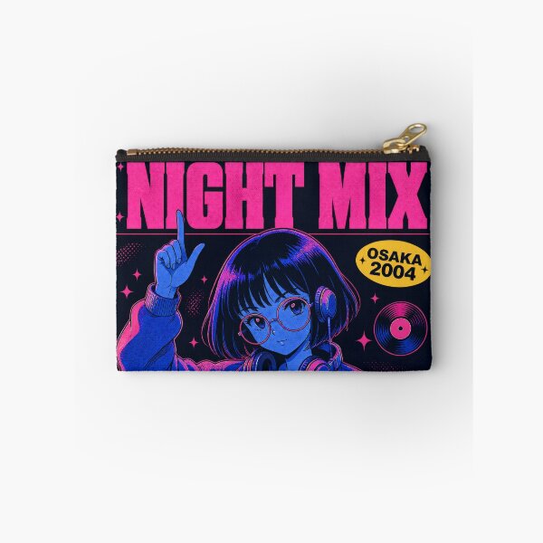 Item preview, Night Mix Osaka Anime DJ Print designed and sold by NullSpacePrints.