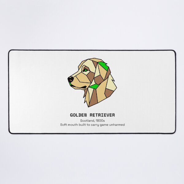 Item preview, Geometric Golden Retriever Dog designed and sold by AnimalsKnowAll.