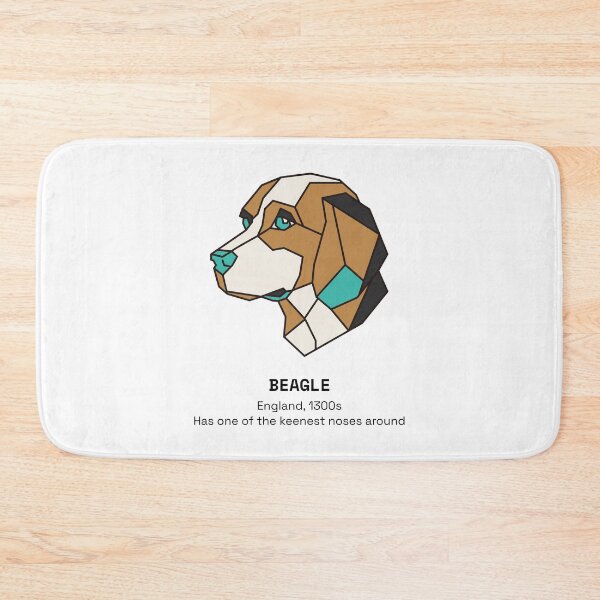Item preview, Geometric Beagle Dog designed and sold by AnimalsKnowAll.