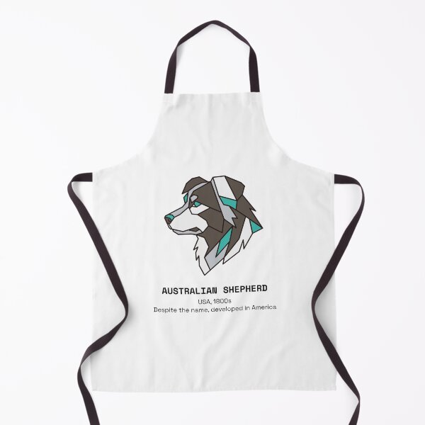 Item preview, Geometric Australian Shepherd Dog designed and sold by AnimalsKnowAll.