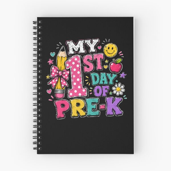Item preview, My 1st Day of Pre-K Colorful School designed and sold by Moizento.