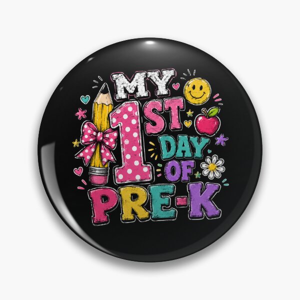 Item preview, My 1st Day of Pre-K Colorful School designed and sold by Moizento.