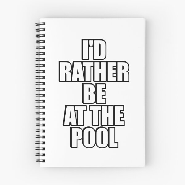 Item preview, Id rather be at the pool - Funny swimmer Gift Idea designed and sold by Inspirationmotivation.
