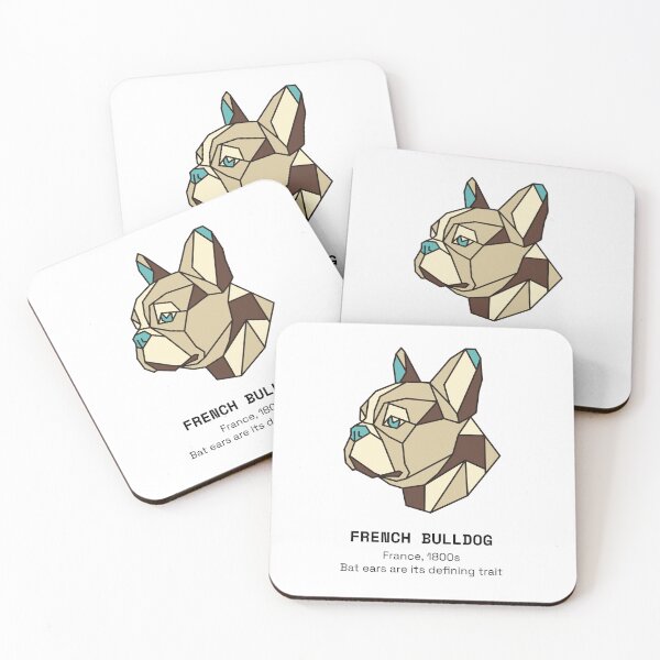 Item preview, Geometric French Bulldog designed and sold by AnimalsKnowAll.