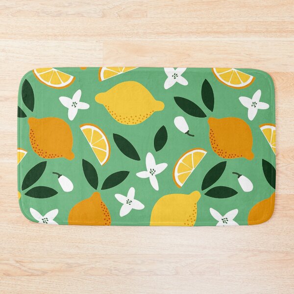 Item preview, Lemons And Oranges Fruit Pattern On Mint Green designed and sold by DEC02.