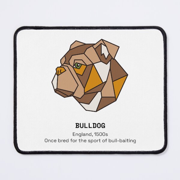 Item preview, Geometric Bulldog designed and sold by AnimalsKnowAll.
