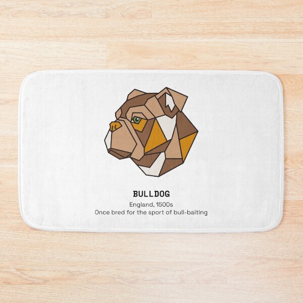 Item preview, Geometric Bulldog designed and sold by AnimalsKnowAll.