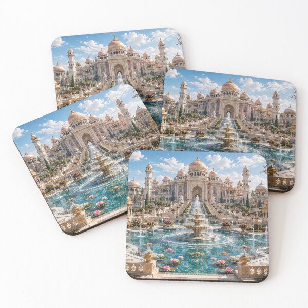 Item preview, Grand Fountain Palace Garden designed and sold by AnjaSarahArt.