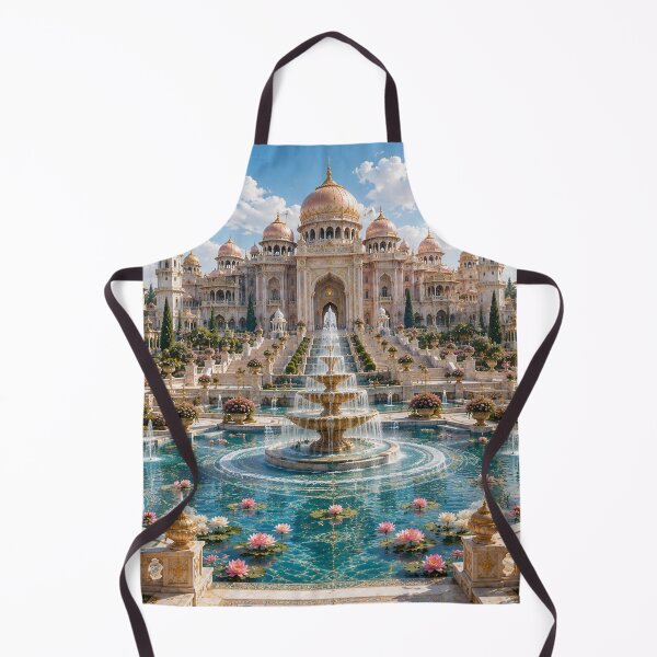 Item preview, Grand Fountain Palace Garden designed and sold by AnjaSarahArt.