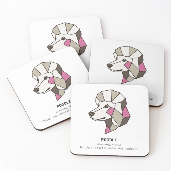 Item preview, Geometric Poodle Dog designed and sold by AnimalsKnowAll.