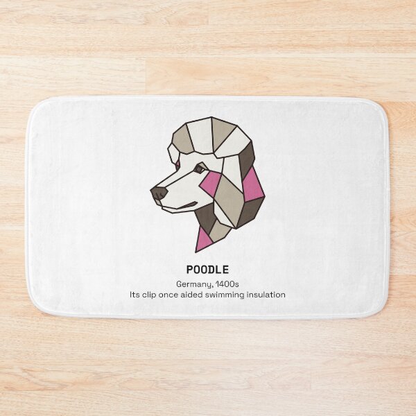Item preview, Geometric Poodle Dog designed and sold by AnimalsKnowAll.