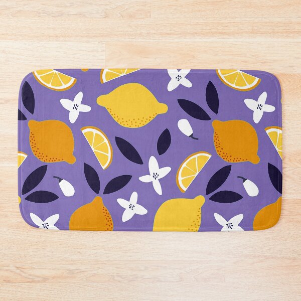 Item preview, Oranges And Lemons Trendy Fruit Pattern On Purple designed and sold by DEC02.