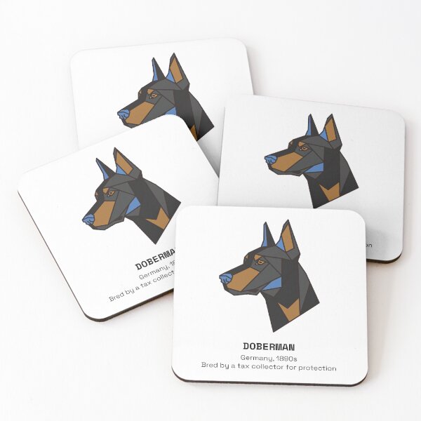 Item preview, Geometric Doberman Dog designed and sold by AnimalsKnowAll.