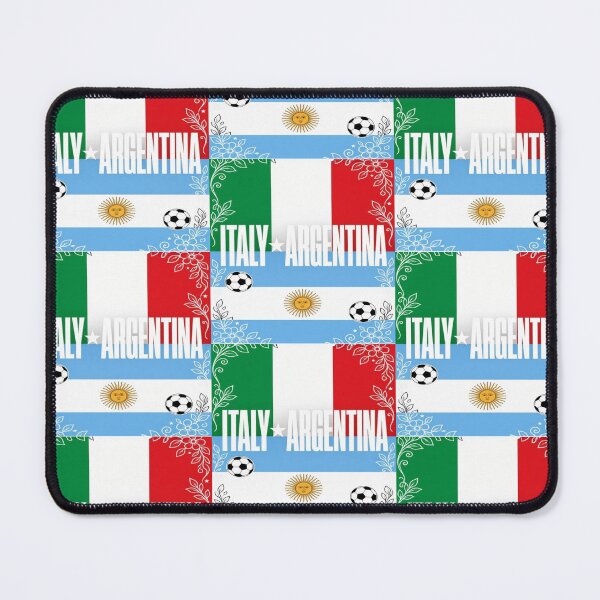 Item preview, Italy vs Argentina Minimalist Football Match Poster designed and sold by Nexus Space.