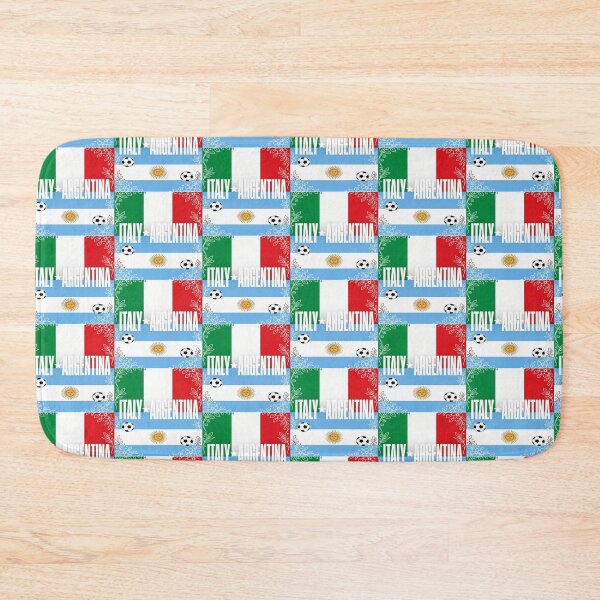Item preview,  Italy vs Argentina Minimalist Football Match Poster designed and sold by Nexus Space.