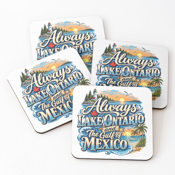 Item preview, Always Lake Ontario and the Gulf of Mexico Funny Snowbird Travel Great Lakes Gulf Coast designed and sold by 76Valeria.