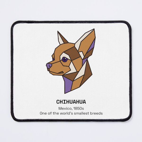 Item preview, Geometric Chihuahua Dog designed and sold by AnimalsKnowAll.
