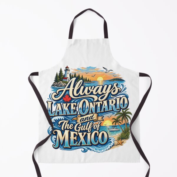 Item preview, Always Lake Ontario and the Gulf of Mexico Funny Snowbird Travel Great Lakes Gulf Coast designed and sold by 76Valeria.