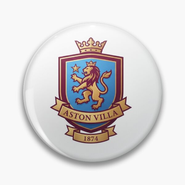 Item preview, Aston Villa Crowned Royal Shield Crest 1874 designed and sold by annaarthk.