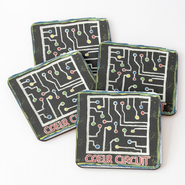 Item preview, Heart of the circuit - Colorful illustration designed and sold by Graffystyle.