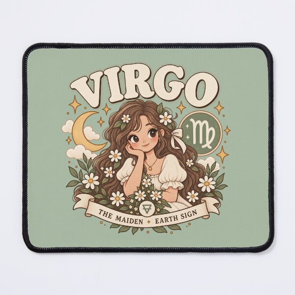 Item preview, Virgo zodiac sign cute designed and sold by ic0tats.