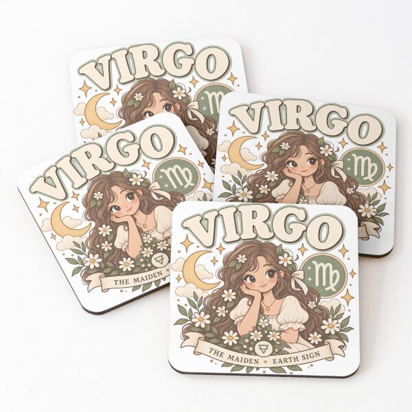 Item preview, Virgo zodiac sign cute designed and sold by ic0tats.