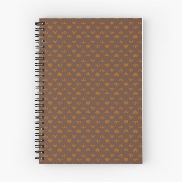 Item preview, Vintage Cottagecore Hearts + Scallops in Caramel + Brown designed and sold by YesterdayColl.