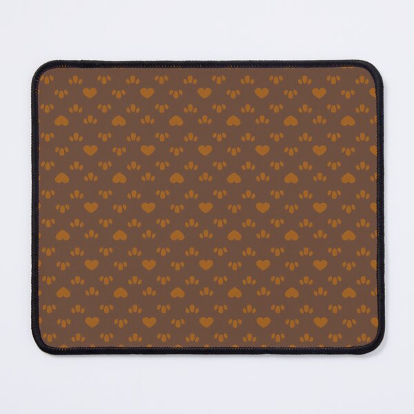 Item preview, Vintage Cottagecore Hearts + Scallops in Caramel + Brown designed and sold by YesterdayColl.