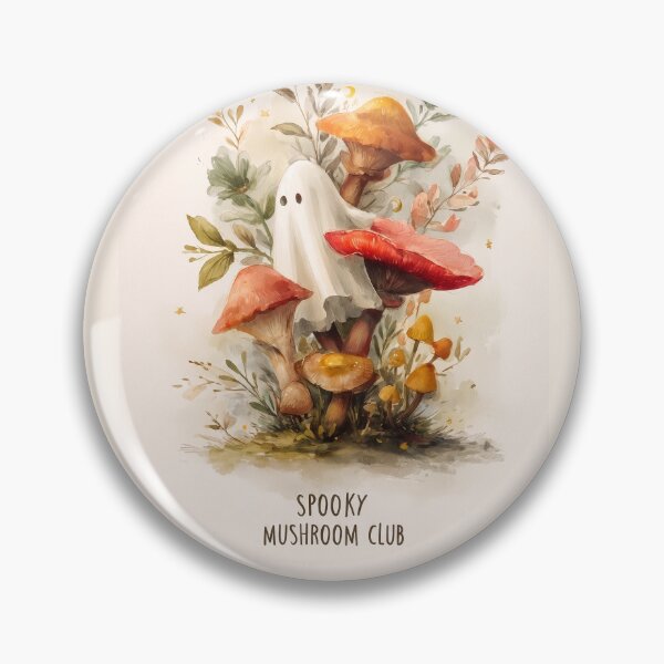 Item preview, Ghost in the Spooky Mushroom Forest designed and sold by Helenaphotoart.