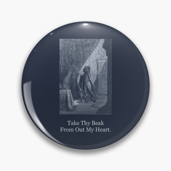 Item preview, Take Thy Beak From Out My Heart — Vintage Raven Gothic Tee designed and sold by Core-E.